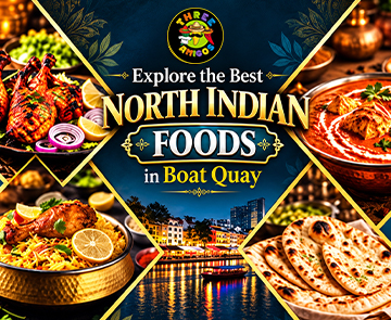 Crispy chicken lollipop starter served with spicy sauce and North Indian Foods in Boat Quay